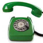 Bild grünes Telefon Kontakt